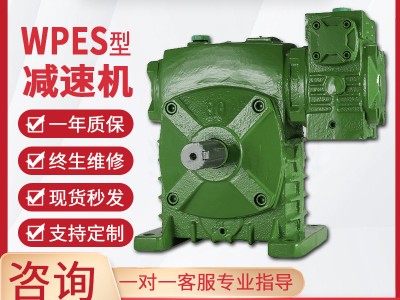 WPES减速机蜗轮蜗杆减速机单级同轴