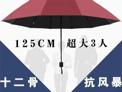 天女伞 包邮 特大75公分12骨加固伞
