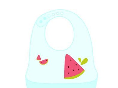 宝宝吃饭围兜硅胶防水夏季轻薄婴儿