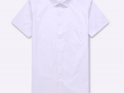 定制透气工作服短袖衬衫三防白衬衫