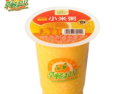 小米粥早餐起义杯装粥早餐粥速食粥