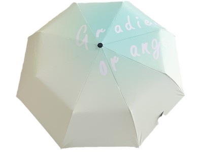 渐变全自动ins雨伞晴雨两用折叠太阳