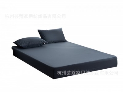 跨境亚马逊针织布防水床笠纯色防螨