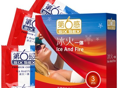 第六/感避孕套超薄平滑螺纹颗粒冰火