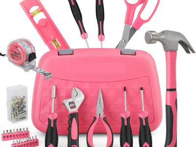 Hi-Spec  67件套家用工具套装粉色女