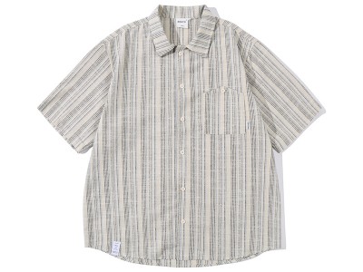 森波服饰2024年夏季新款复古条纹百