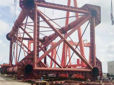 海上工程可升降打桩架高空海洋钢结