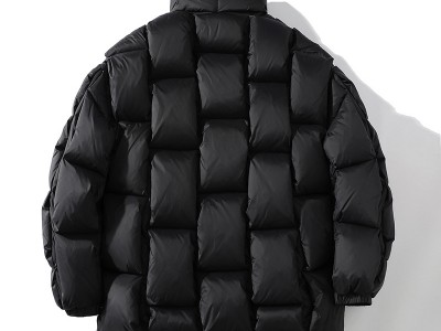 男装羽绒服时尚编织风加厚潮牌保暖