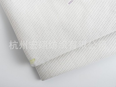 竹纤维针织布空气层面料薰衣草提花
