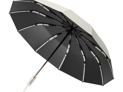 168骨清新高级感黑胶伞晴雨两用折叠