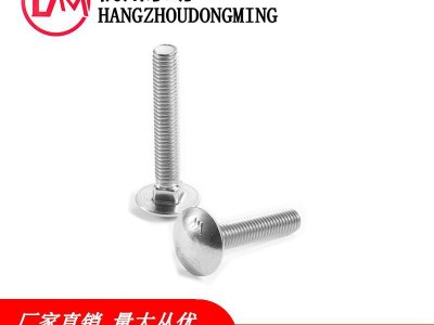 厂家批发不锈钢马车螺丝DIN603半圆