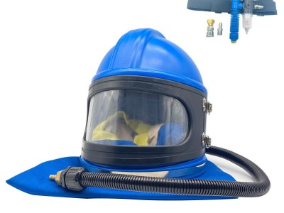 供氧式喷砂头盔 打砂帽  温度调节器