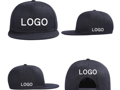 跨境新款6片式欧美印制logo刺绣平檐