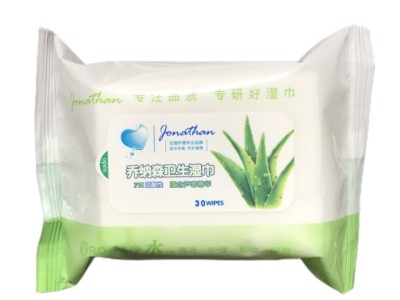 乔纳森卫生湿巾30抽装9包  清洁护理