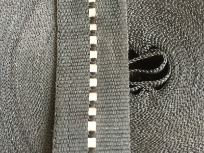 厂家加工300d 2.0cm反光丝织带涤纶