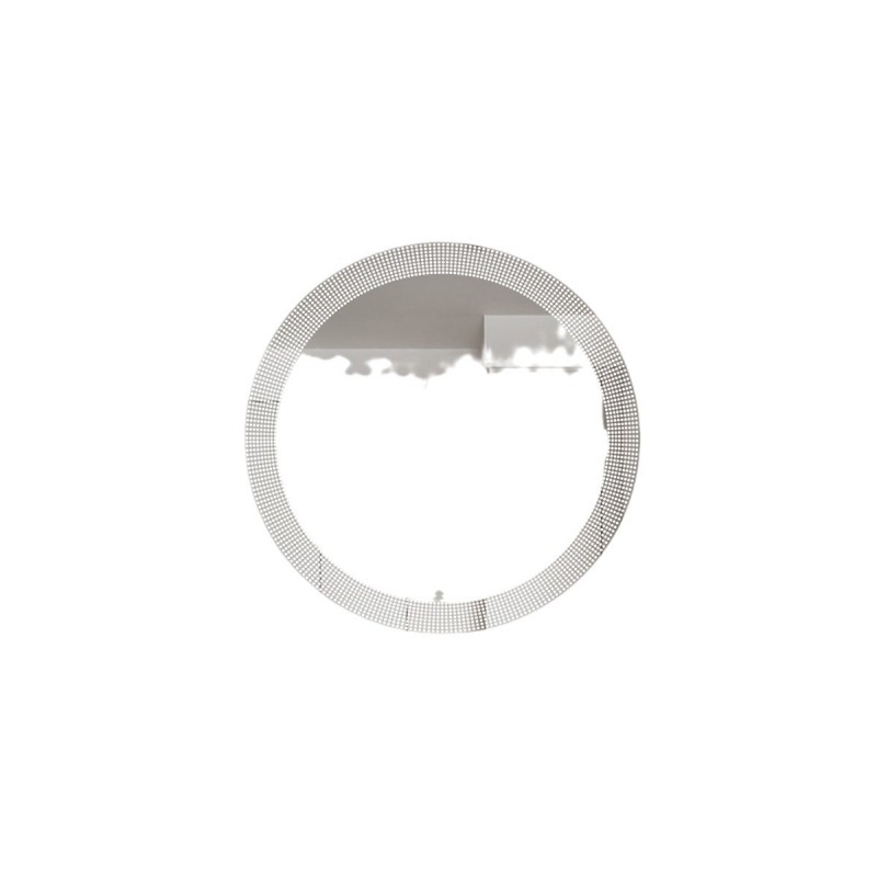 浴室镜子带灯壁挂卫生间LED发光镜厕所除雾镜子圆形玻璃镜子贴墙