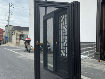 办公室全景玻璃隔断 写字楼成品铝合