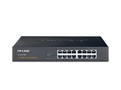 TP-LINK TL-SF1016D 16口百兆网络交