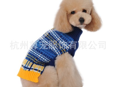 时尚新款宠物服饰 多色圆领狗狗服 