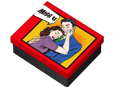 波普风个性礼品盒大号生日口红礼盒