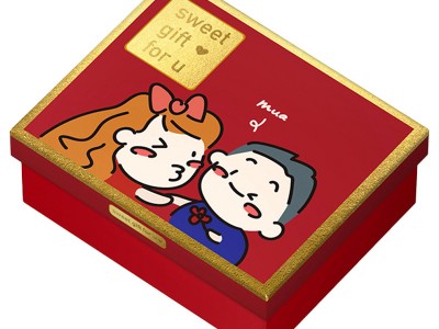 创意情侣礼盒卡通礼品盒大号生日礼