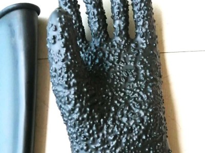 箱式喷砂防护手套 大颗粒乳胶喷砂手