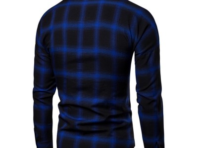 men plaid shirts 外贸男士秋季新款
