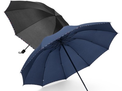 雨宝十骨反向男士双人伞具三折叠雨