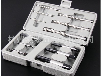 定 制12件套麻花断头螺丝取出器钻头