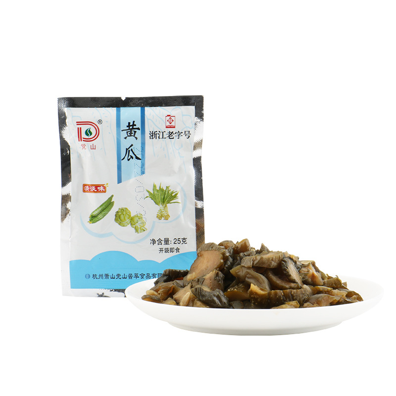 党山酱萃 酱黄瓜25g小包装20包一份酱黄瓜下饭小菜开袋即食