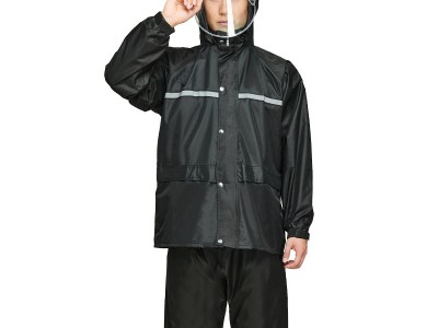 加厚雨衣雨裤分体套装成人反光劳保