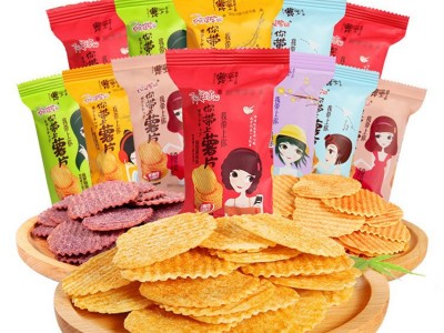 阿婆家的非油炸焙烤薯片休闲零食番