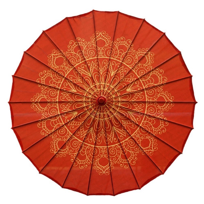 现货汉服古风伞防雨防晒耐用绸布大红油纸伞舞台演出跳舞伞装饰伞