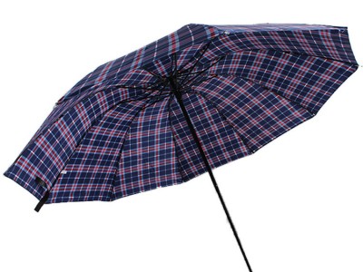 厂家直销大号格子布雨伞男士三折晴