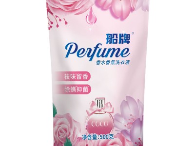 船牌香氛洗衣液500g袋装持久留香除
