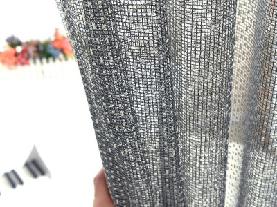 新款北欧珍珠纱帘服装面料批发家居