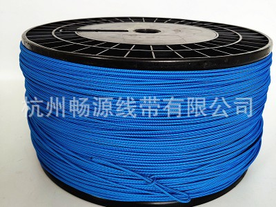 红黄蓝绿色弓弦D环绳 2.4mm高强涤纶