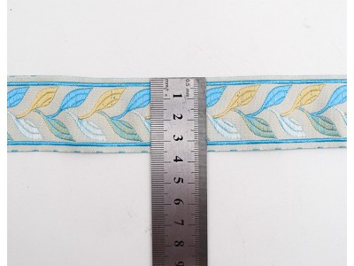 厂家货源 欧式风3.5cm小树叶窗帘提