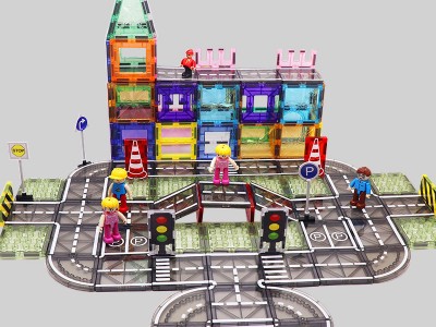 Wellbbplay维爱贝城市交通建筑吊车