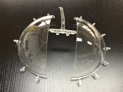 塑料电镀PC镜面反光高亮透明四分之