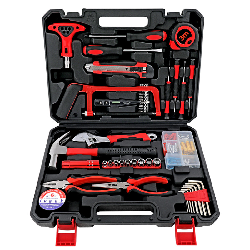 Hi-Spec 104件工具套装维修工具钳子螺丝刀工具箱多功能家用套装