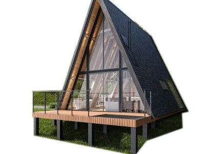 按需求设计建造景区度假钢结构三角