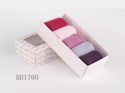 斑比guetta儿童袜子春秋冬中厚无骨