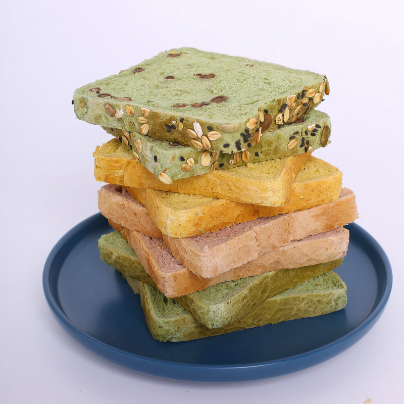 全麦黑麦坚果吐司面包 健身代餐早餐三明治600g/袋