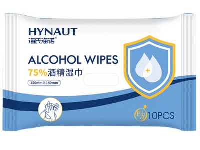 海氏海诺 75%酒精湿巾棉片小包装杀