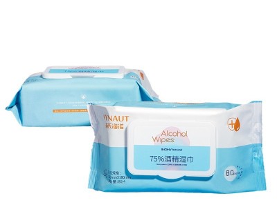 海氏海诺家庭装75%酒精湿巾加厚加大