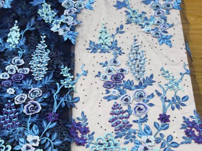 立体网纱服装面料