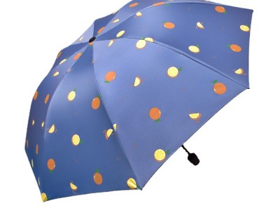 全自动晴雨两用甜橙印刷定logo制防