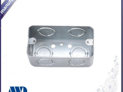 美标4”x2“接线盒 长方形接线盒 金