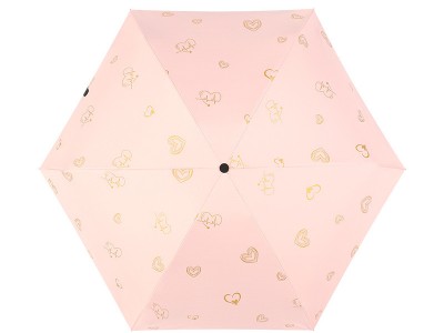 大量批发迷你五折遮阳晴雨伞防晒防